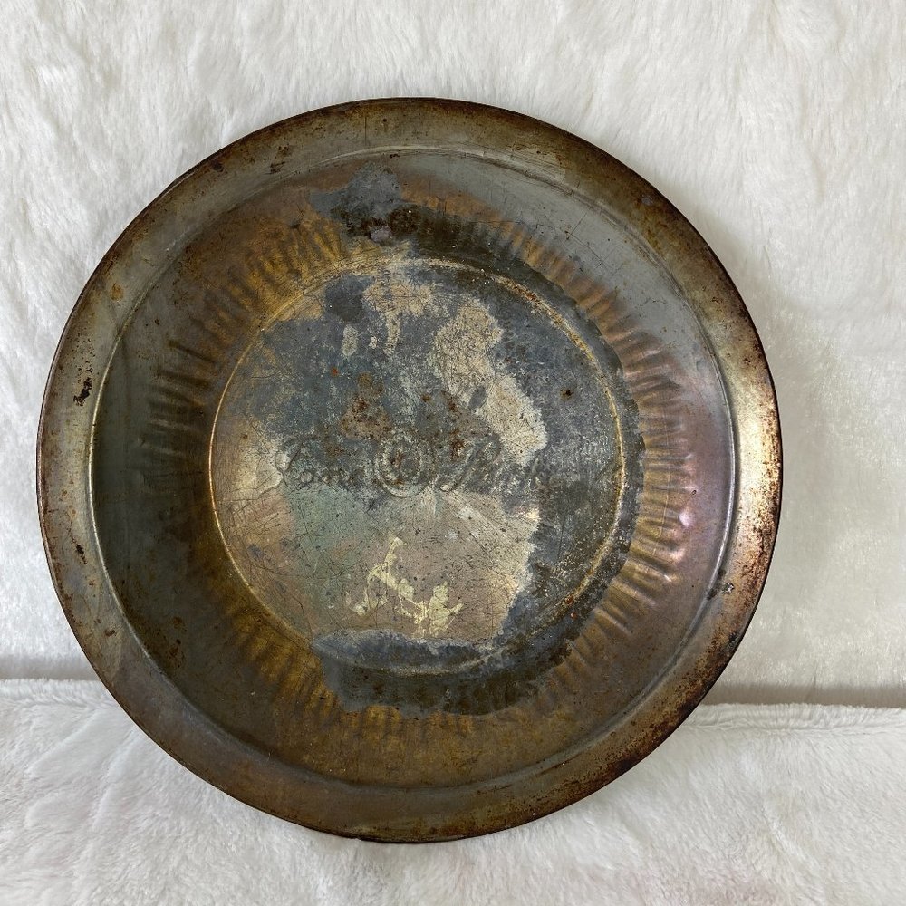 Vintage Jane Parker A&P Supermarkets Pie Tin Plate Pan Bakeware